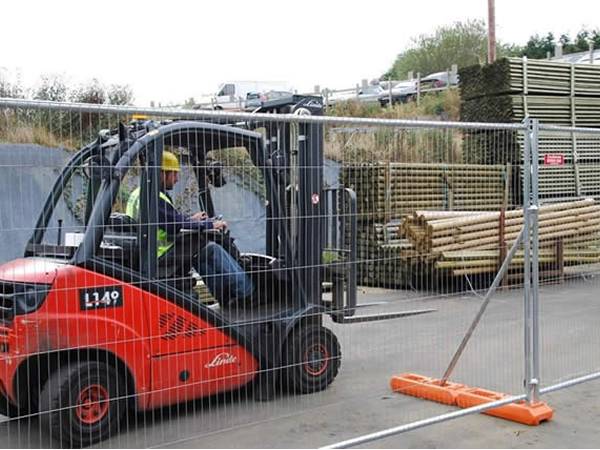 Chain link fence