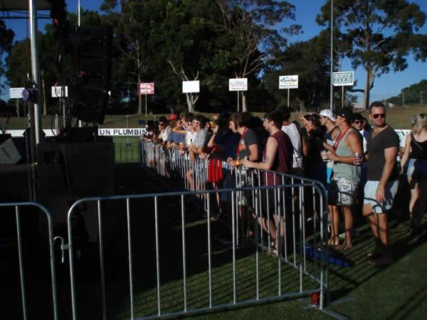 Chain link fence